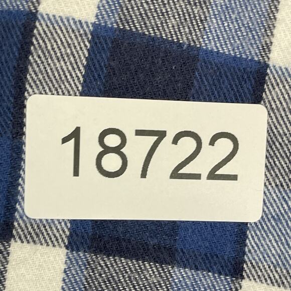 Big Mac Jacket Mens XL Blue Plaid Lined Puffer Flannel Chest Pockets Snap Up - Picture 12 of 12